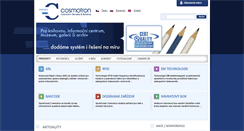 Desktop Screenshot of cosmotron.cz