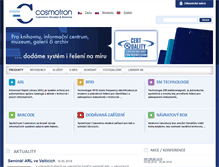 Tablet Screenshot of cosmotron.cz